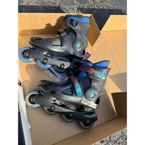 Rollerblade SpiritBlade Adult Size 6 InLine Skates Black Purple NEW w/ Box 1995